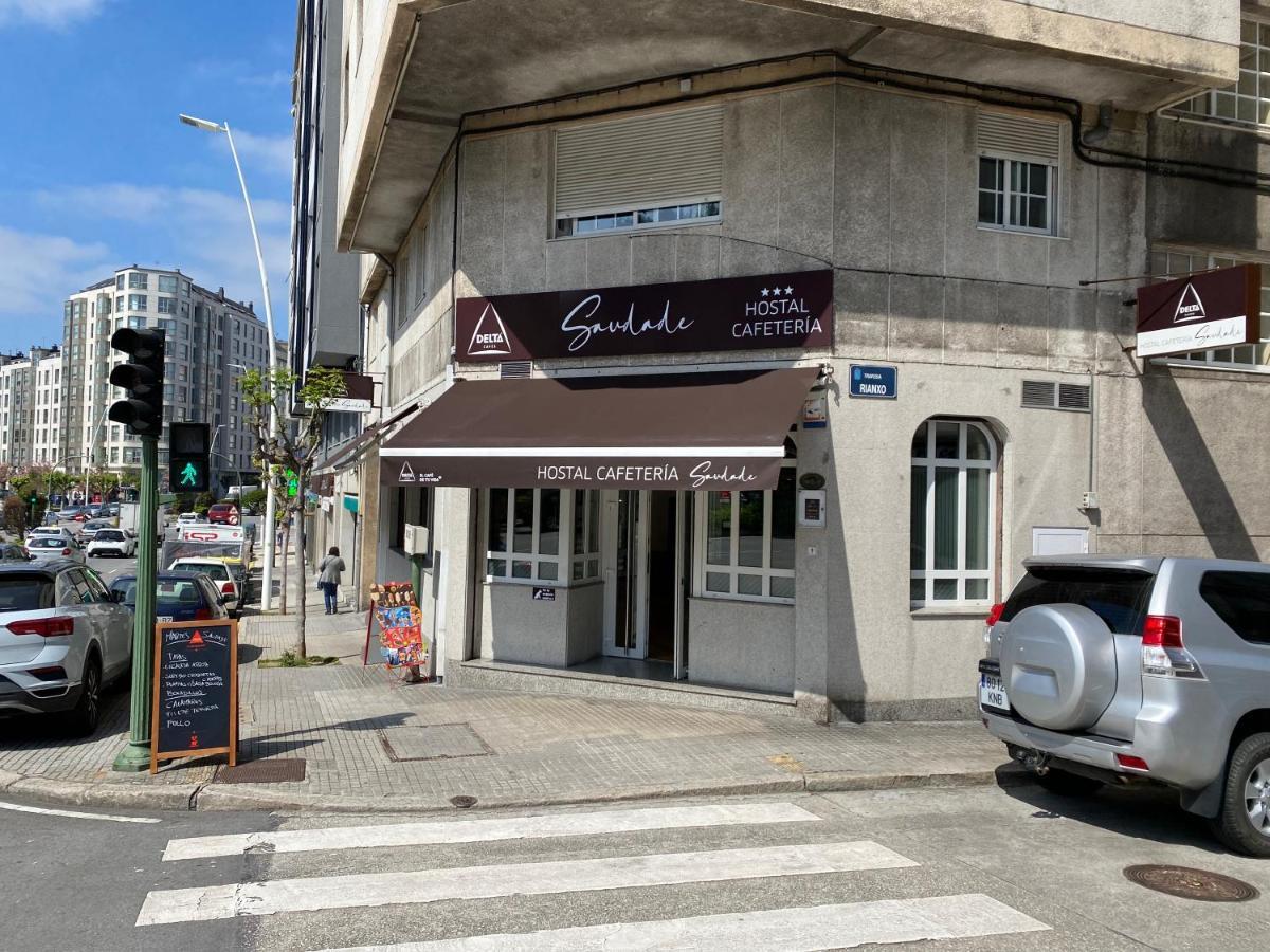 Saudade Hostal Cafeteria Ла-Корунья Экстерьер фото